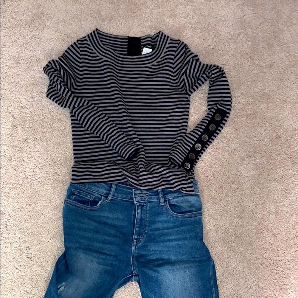 J. Crew Striped Sweater
